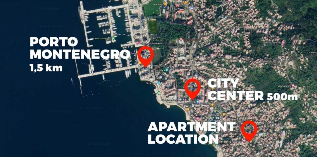 Studio Apartment N2 Tivat Exteriör bild